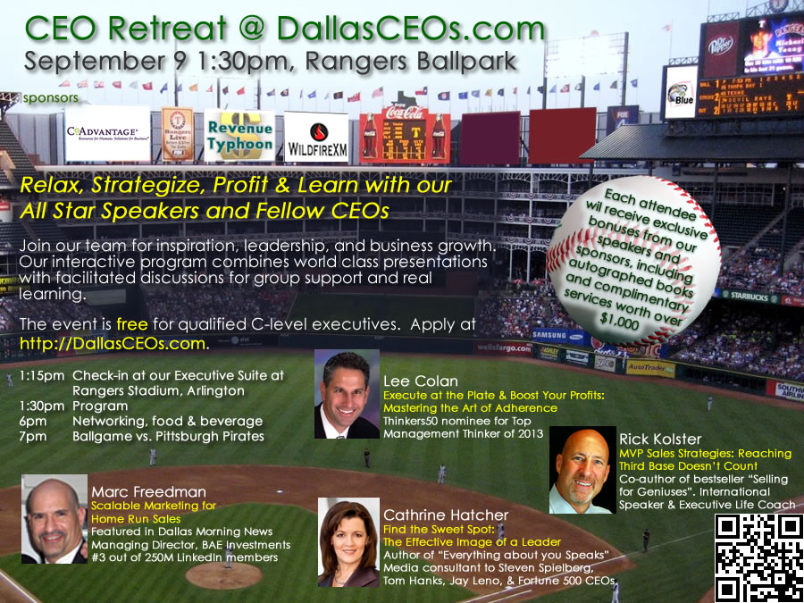 CEO Retreat flyer